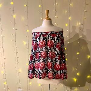 Ann Taylor Loft NWT Off the Shoulder Top with Full Sleeves Size M